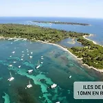 4p, Piscine, Tennis, Wifi, Proche Centre Et Plages Antibes