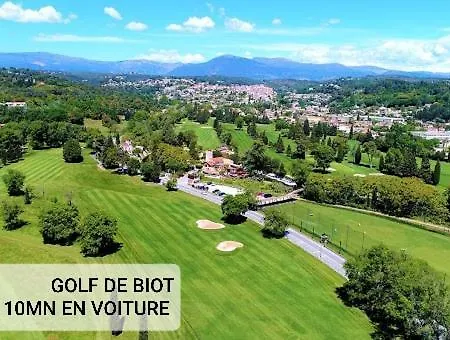 4p, Piscine, Tennis, Wifi, Proche Centre Et Plages Appartement Antibes